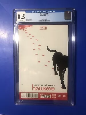 Buy Hawkeye 11 CGC 8.5 1st SOLO APPEARANCE Lucky Pizza Dog KATE BISHOP Fraction 2012 • 30.14£
