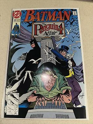 Buy Batman #448 DC Comics 1990 The Penguin Affair! Nice Key Issue! • 4£