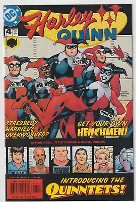 Buy Harley Quinn #4 Vol 1 2000-2004 1st App Quinntets & Batman Cameo DC Comics • 17.19£