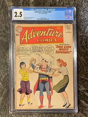 Buy Adventure Comics #261 6/59 CGC 2.5 • 79.26£