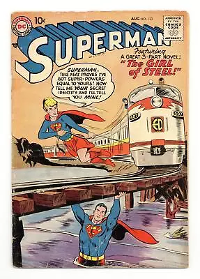 Buy Superman #123 GD 2.0 1958 1st App. 'Super-Girl' • 197.05£