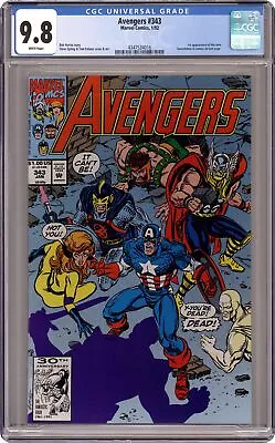 Buy Avengers #343 CGC 9.8 1992 4347534016 • 58.50£