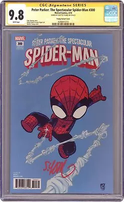 Buy Peter Parker Spectacular Spider-Man #300D Young Variant CGC 9.8 SS Young 2018 • 194.67£