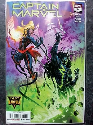 Buy Captain Marvel Issue 34  First Print  Cover A - 2021 Bag Board • 4.95£