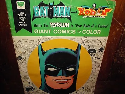 Buy Vintage Batman & Robin Giant Comics To Color 15 X11  Super Friends Rare Vg 1976 • 22.30£