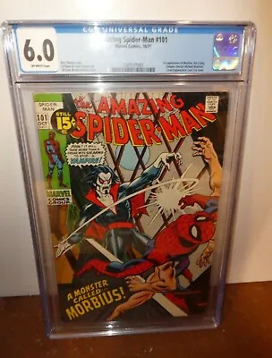 Buy Marvel Comics Amazing Spiderman 101 CGC 6.0 1st Morbius Avengers • 849.99£