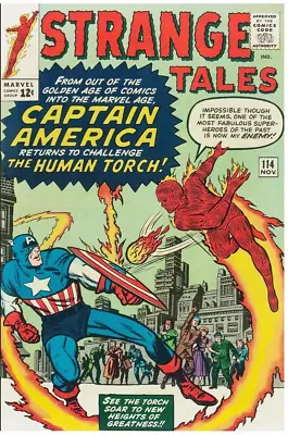 Buy Facsimile Reprint Covers Only To Strange Tales #114 - (1963) • 11.99£