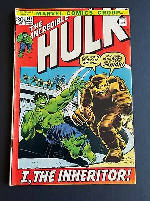 Buy  Incredible Hulk #149 -  First Inheritor Appearance (Marvel, 1972) Fine • 7.80£