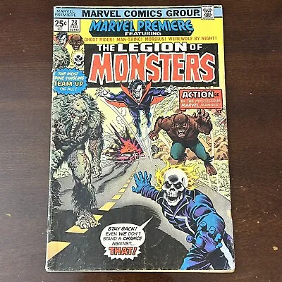 Buy Marvel Premiere #28 (1976) - 1st Legion Of Monsters! • 63.22£