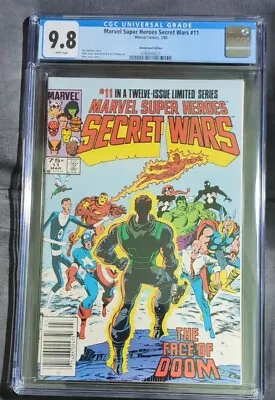 Buy Marvel Super Heroes Secret Wars #11  Newstand CGC 9.8 • 249.04£