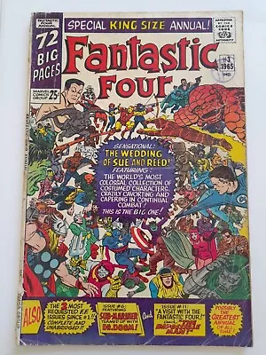 Buy Fantastic Four Annual #3 Oct 1965 Poor 0.5 INCOMPLETE • 9.99£