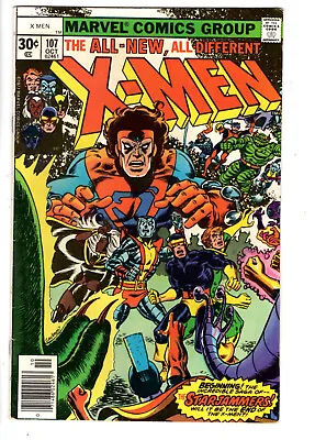 Buy X-men #107 (1977) - Grade 6.0 - 1st Appearance Of Starjammers Raza & Hepzibah! • 63.07£
