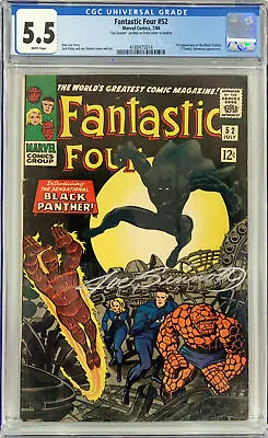 Buy Fantastic Four #52 - 1st Black Panther - Cgc 5.5 • 1,200£