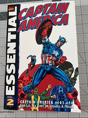 Buy Marvel Essential Captain America Vol. 2 TPB Reprints Issues #103-126 Kirby GOOD • 8£