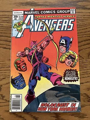 Buy Avengers #172 (Marvel 1978) Holocaust In New York Harbor! Sal Buscema Art! NM/VF • 7.99£