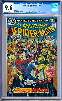 Buy Amazing Spider-Man 156 CGC Graded 9.6 NM+ Marvel Comics 1976 • 237.50£