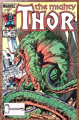 Buy 1984 The Mighty Thor Mar #341 Marvel Comics The Past Is A Bucket Of Ashes Z3355 • 8.19£