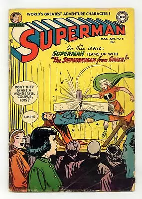 Buy Superman #81 GD 2.0 1953 • 108.08£