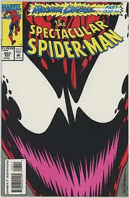 Buy Spectacular Spider-Man #203 (1976) - 9.0 VF/NM *Maximum Carnage* • 6.30£