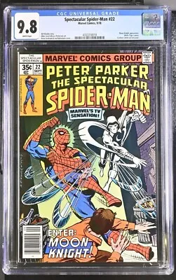 Buy Spectacular Spider-man #22 Cgc 9.8 Moon Knight White Tiger White Pages • 283.80£