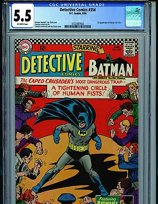 Buy Detective Comics #354 CGC 5.5 Batman DC 1966 1st Dr. Tzin-Tzin  Amricons K35 • 118.54£