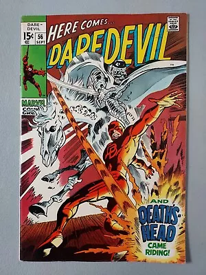 Buy Daredevil #56 - 1st Appearance Of Death's Head (1969) Marvel Comics • 17.39£