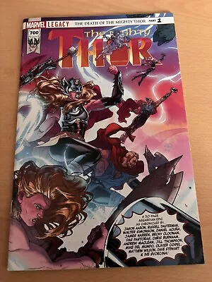 Buy The Mighty Thor No 700(2017). 1st App. Black Galactus. The Death Of Thor Part 1. • 0.99£