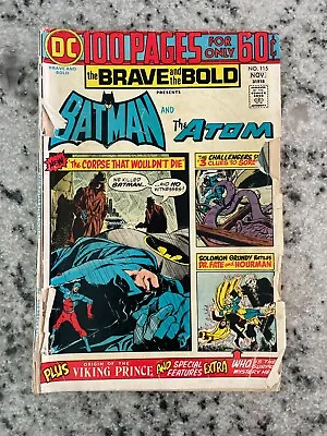 Buy Brave & The Bold # 115 GD DC Comic Book Batman Atom Superman Flash Arrow 11 J856 • 4.80£