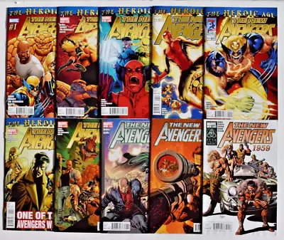 Buy New Avengers (2010) 35 Issue Complete Set #1-34 (includes 16.1)   Marvel Comics • 87.91£