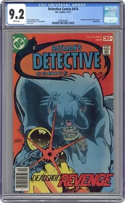 Buy Detective Comics #474  CGC NM- 9.2  1977 DC  Batman  Deadshot • 110.82£