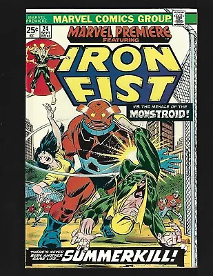 Buy Marvel Premiere #24 VF- Iron Fist Colleen Wing Lt. Scarfe Monstroid Destroyed • 10.28£
