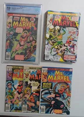 Buy Ms. Marvel (1977) Complete Run 1-23 #1 CBCS 7.0 16 17 18 1st Appearance Mystique • 220.77£