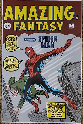 Buy Amazing Fantasy #15 Facsimile Edition / 1st App Spider-man (marvel, 2019) Nm • 47.46£