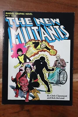 Buy Marvel Graphic Novel #4 THE NEW MUTANTS 1982 1st Printing First Appearance P • 22.31£