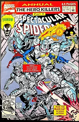 Buy SPECTACULAR SPIDER-MAN ANNUAL #12 VF+ 1992 VENOM STORY PROWLER Marvel Comics  • 3.99£