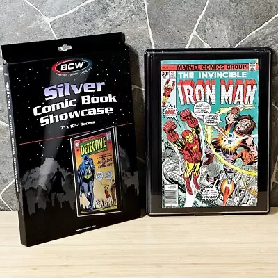 Buy 10 Pack BCW Comic Book Display, Mountable Framed Showcase For Silver Age Comics • 102.47£