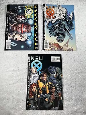 Buy NEW X-MEN #129 1ST COVER APPEARANCE FANTOMEX +#130 & New X-Men Annual (2001) • 15.88£