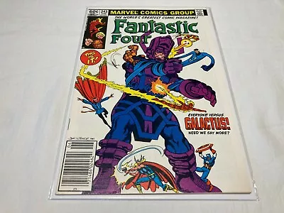 Buy Fantastic Four 243 VF+ 8.5 Bronze Age Galactus Avengers Byrne Newsstand Ed. 1982 • 23.69£