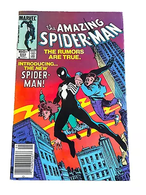 Buy AMAZING SPIDER-MAN #252 Newsstand VF-  1984 KEY - 1ST BLACK COSTUME IN THE TITLE • 139.92£
