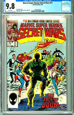 Buy MARVEL SUPER-HEROES SECRET WARS 11 CGC 9.8 WP NEW NonCirculated Case MARVEL 1984 • 114.07£