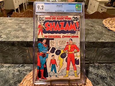 Buy SHAZAM 1 Cgc 9.2 DC 1973 1st Appearance Of Captain Marvel Mary Jr Since Golden A • 118.55£