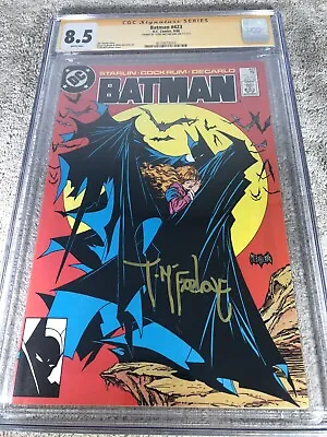 Buy Batman 423 CGC SS 8.5 McFarlane Iconic Cover 9/1988 1st Printing • 321.26£