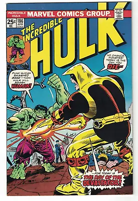 Buy The Incredible Hulk Vol. 1 #186 April 1975 Art By Herb Trimpe Marvel Comics • 19.22£
