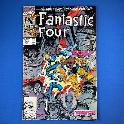 Buy Fantastic Four #347 Marvel Comics 1990 Spider Man Wolverine Hulk Ghost Rider • 2.36£