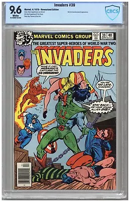 Buy Invaders  # 39   CBCS   9.6   NM+   White Pgs   4/79   Kid Commandos Cover & App • 130.45£