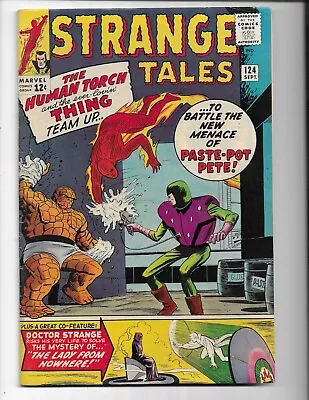 Buy Strange Tales 124 - Vg/f 5.0 - Dr. Strange - Human Torch - Thing (1964) • 52.28£