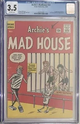 Buy Archies's Mad House #22 CGC 3.5 1st App. Of Sabrina The Teenage Witch • 575.54£