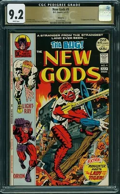 Buy New Gods 9, CGC 9.2, 1972, DC, 1st Forager, Winnipeg Pedigree, Jack Kirby • 159.10£