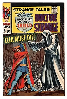 Buy Strange Tales Vol 1 No 154 Mar 1967 (VFN) (8.0) Feat: Dr Strange, Nick Fury • 49.99£