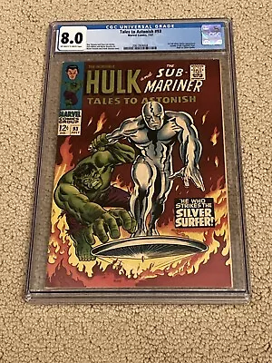 Buy Tales To Astonish 93 CGC 8.0 OW/White Pages (1st Silver Surfer Out Of FF)+magnet • 573.19£